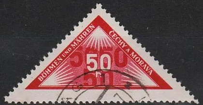 фото, 1939 - Рейх - Богемія - Службова 50 Mi.15  _гаш _10,0 €