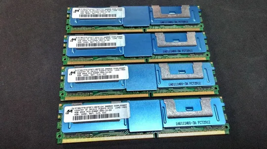 16GB комплект Kit - 4х 4Gb 2Rx4 Elpida DDR2 PC2-5300F-555-12 667MHz FB-DIMM ECC Ціна