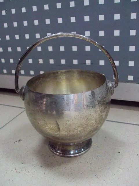 Ведерко ведро для льда Plateria Escudo высота 11 см, диаметр 11,5 см (№1510) Ціна