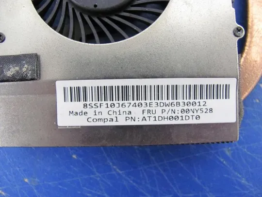 №171-11 система охолодження AT1DH001SS0 00NY529 00NY528 для Lenovo THINKPAD L560 оригінал Де купити