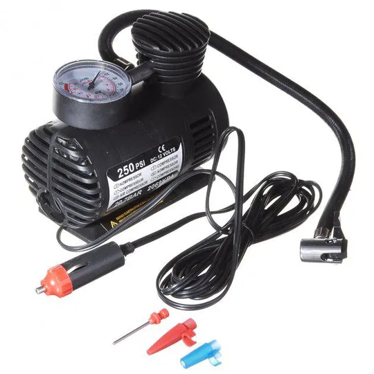 Автомобильный компрессор насос Air Pomp Ji030. Товaры для автомобиля надуть колеса за 2 минуты Ціна