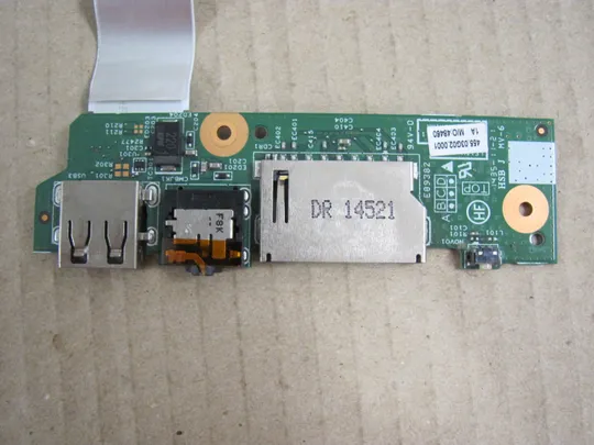 386-8 USB AUDIO CARDREADER плата 450.00W01.0011 455.03G02.0001  для Lenovo Flex 2-15 Pro Edge 15  оригінал Продаж
