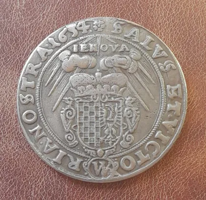 фото, Талер 1634 року. Священно Римська Імперія. Копія.