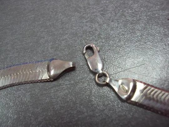 Цепочка змейка серебро 925 проба украина вес 34,3 г длина 51,3 см №10455 Недорого