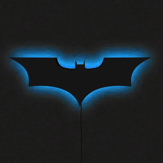 Панно декоративне картина на стіну Бетмен LED підсвітка 800х241 acr-p000175 Ціна