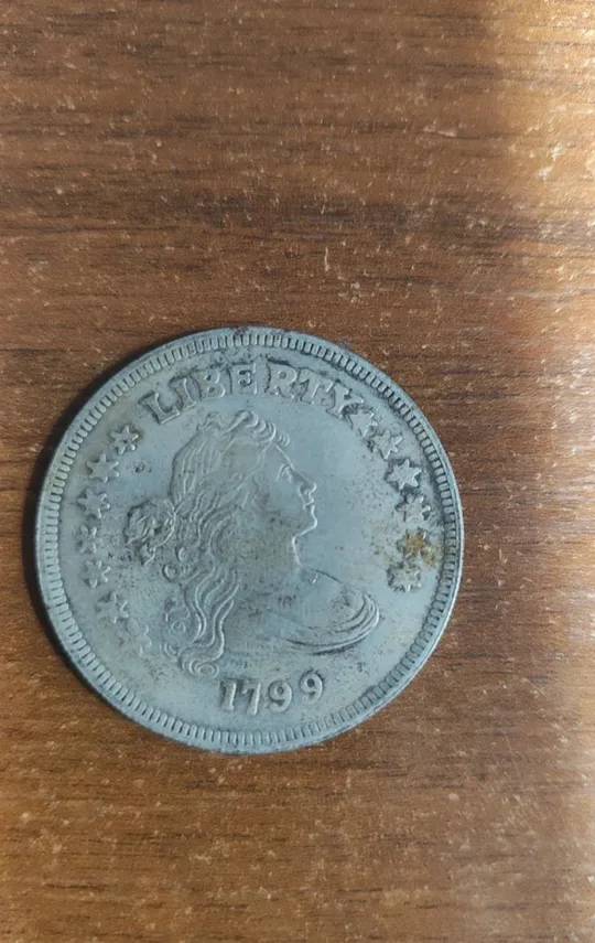 Монета один долар срібний 1799 р. Ціна