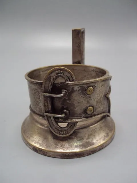 Подстаканник пояс ремень Шифферс Варшава Schiffers witt Co Galw Warszawa высота 6,7 см (№1384) Де купити