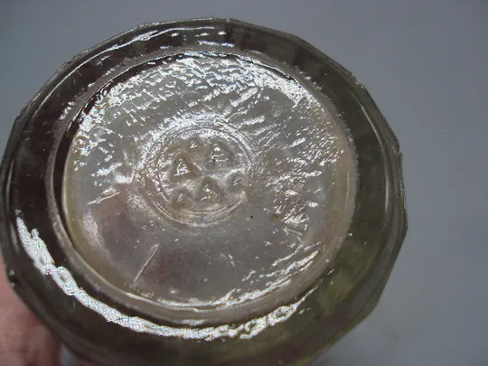 Стакан граненый маленковский с круглым ободком стекло ссср АА высота 10,3 см, диам. 7,4 см №15707 Характеристики