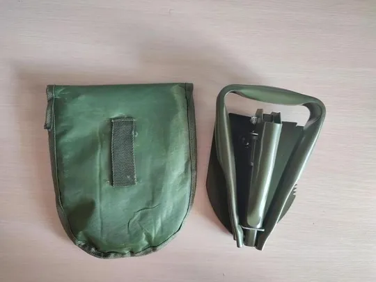 Мини-лопата туристическая компактная складная 4 в 1 Ціна