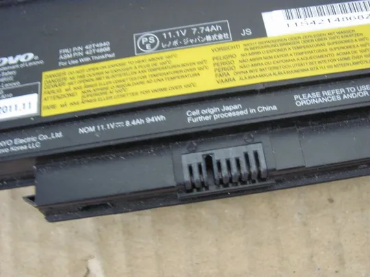 Оригінал АКБ, Акумуляторна батарея, живлення, battery 42T4940 42T4942 11.1V 94WH для ThinkPad X220 X220i X220s X230 X230i З аукціону