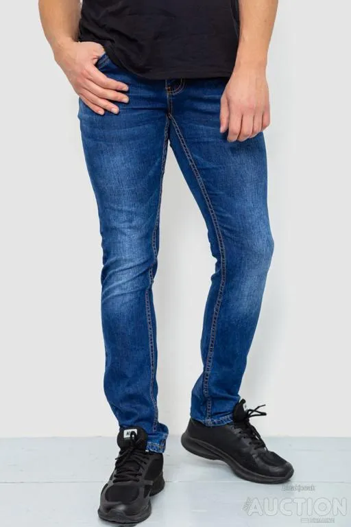 Джинсы мужские, цвет синий, 243R4032 Ціна