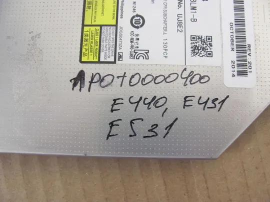 номер0265-4 DVD привод DVD Привод Привіт Заглушка (панелі) CD/DVD для ноутбуків  CD DVD Зчитувач дисків Читалка  AP0T0000400 для Lenovo Thinkpad E440 E431 E531 Оригінал З аукціону