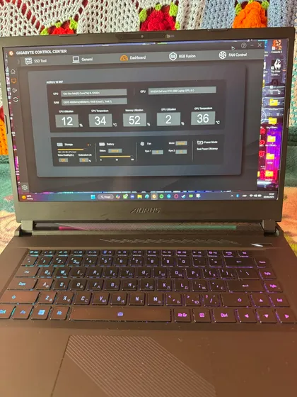 фото, Ігровий ноутбук Gigabyte Aorus i5 RTX 4060 | DDR5 | 360Гц | 1.5TB SSD