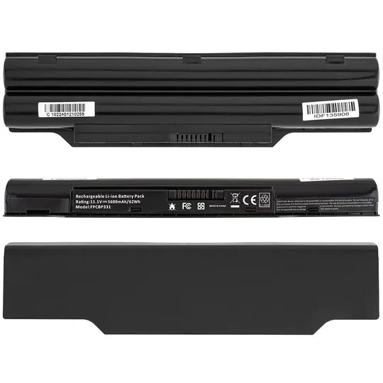 Батарея для ноутбука Fujitsu BP331 (AH532, FMVNBP213, FPCBP331, FPCBP347AP) 11.1V 5600mAh Black (LG/ Samsung/ Sanyo) Ціна