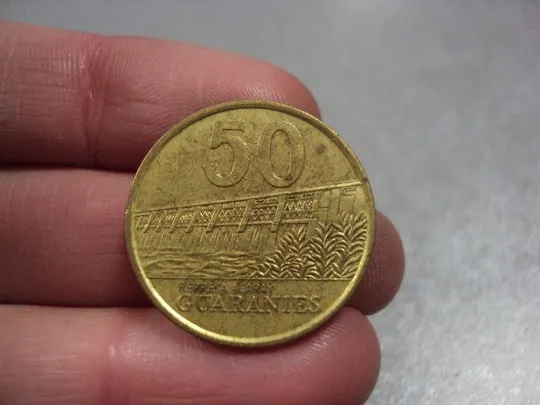 Купити монета парагвай 50 гуарани 1995 №8561