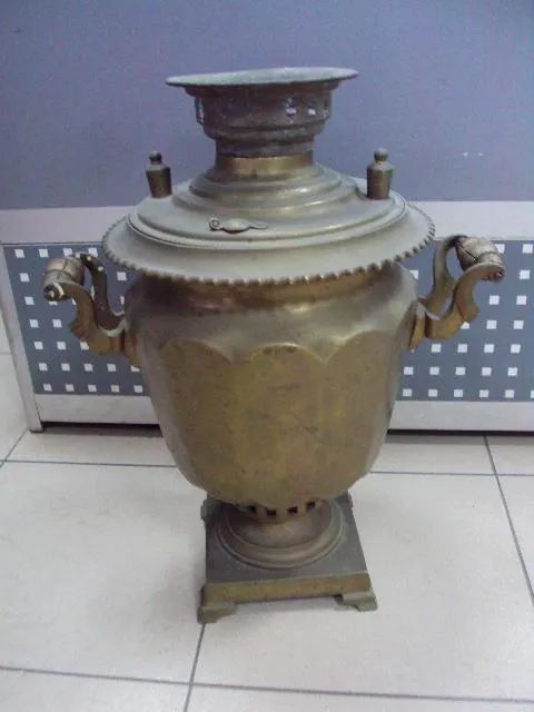 Самовар усеченная рюмка братья Воронцовы высота 46 см Продаж