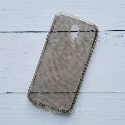 фото, Чохол Samsung J730F Galaxy J7 2017 для телефону сірий силіконовий
