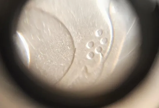 Купити (3235) 50 копійок 1992 1ААм викрошка на нулі номіналу (50 копеек 1992 1ААм брак)