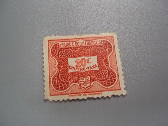 марка Франция колонии 1947 колонии Экваториальная Африка стандарт 10 с негаш №2580 Ціна