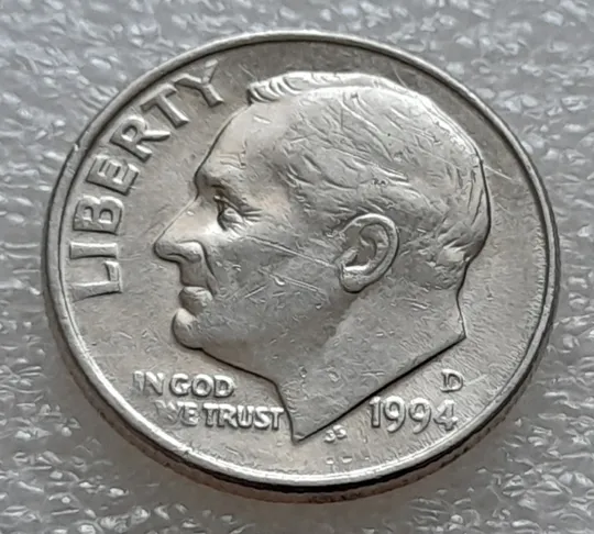 Купити (8109 ря) 1 дайм 1994 D США (10 центів 1994)
