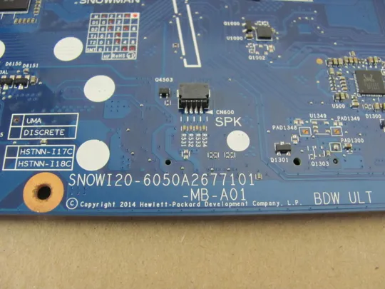 423-4 материнська плата 6050A2677101 796399-001 SR23W i7-5500U  для   HP ProBook 340 G2 350 G2    оригінал в Україні