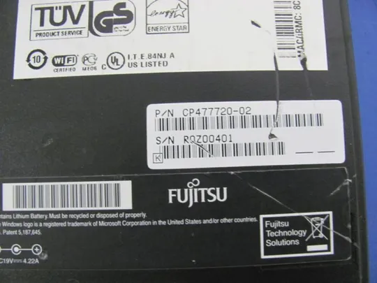 №131-2 Кришка (дно, корито, піддон) корпуса CP477720-02 для FUJITSU LIFEBOOK E780 оригінал Характеристики