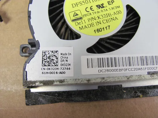 839-4 Вентилятор кулер, FAN 0K32JH  для Dell Latitude 3450 3550  оригінал Продаж