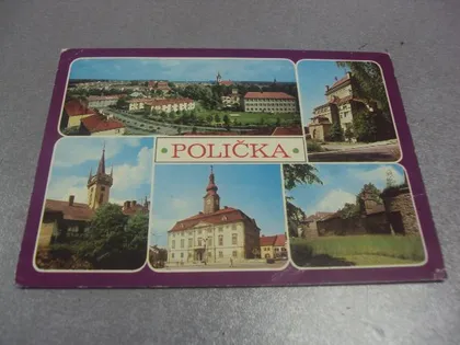 фото, открытка поличка Polička чехия №903