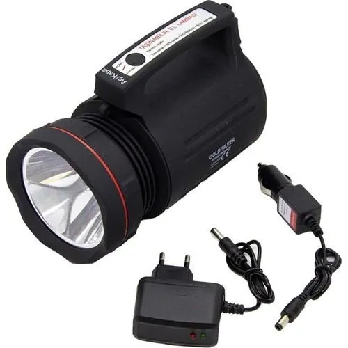 Фонарь аккумуляторный ручной Gold Silver GS-8006 9338 15 Вт Ціна