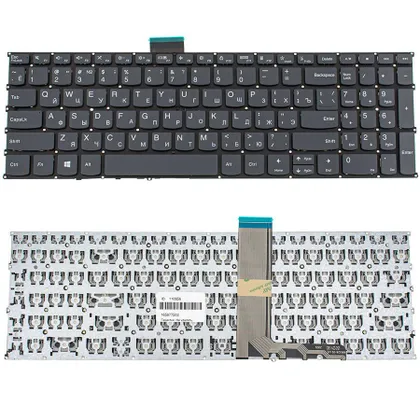фото, Клавіатура для ноутбука LENOVO (IdeaPad: 5-15) rus, black, без фрейму