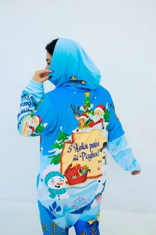 Кигуруми для взрослых Oversize 3D Новогодняя сказка 3276_3_170 17052 170 см Продаж