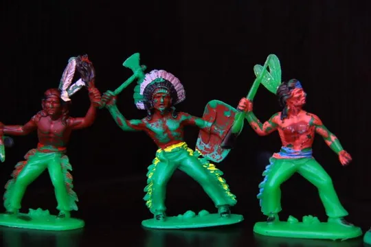 индейцы 55-60мм JEAN HOEFLER ФРГ набор З аукціону