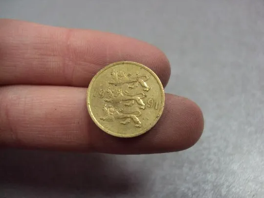 монета эстония 5 сенти 1991 №8474 З аукціону