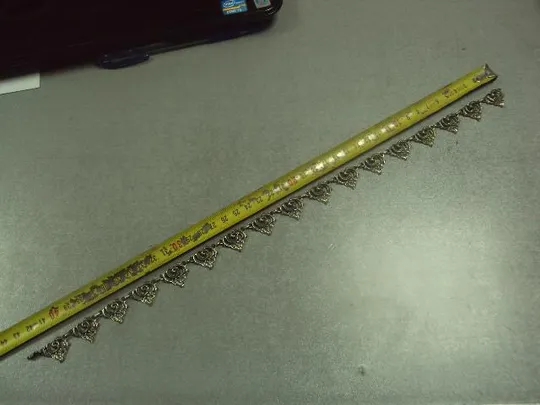 Женское колье розы ожерелье цепочка розочки листья серебро 835 проба BAS европа вес 48,18 г №669 Де купити