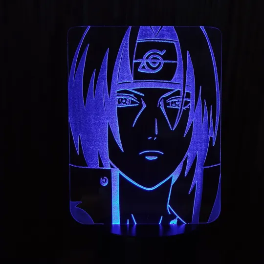 Акриловий світильник-нічник Учіха Ітачі 2 синій tty-n000307 Ціна