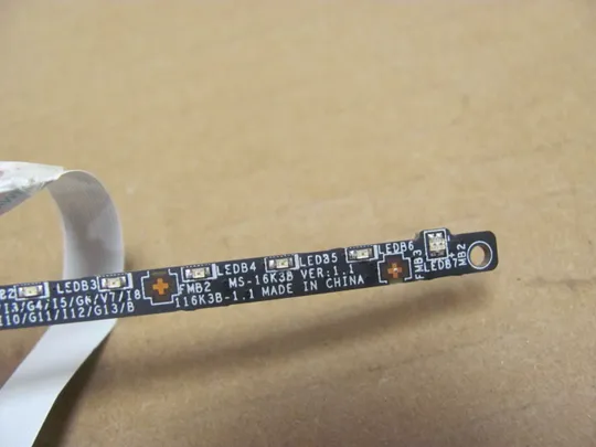 номер0945-23 плата LED K1C-1016041-V03 MS-16K3B для  MSI GS73 GS73VR оригінал З аукціону