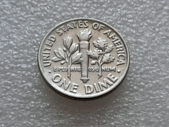 (8096 ря) 1 дайм 190 Р США (10 центів 1990) Інтернет-аукціон