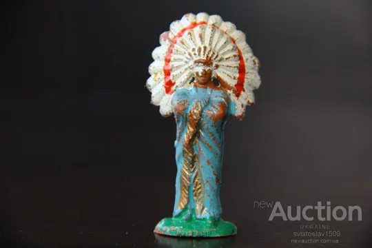 вождь индеец в плаще 50-54мм ГОНКОНГ копия BRITAINS (Англия) Ціна