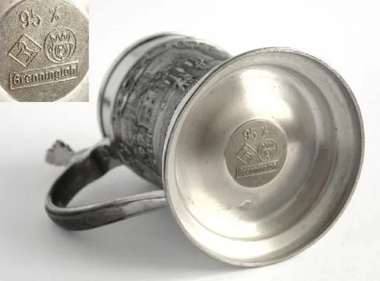 Олов'яний кухоль Гете 700 мл, Zinn95% Vogel Germany Характеристики