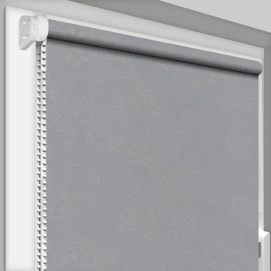 Рулонная штора Rolets Арабеска 1-2082-1050 105x170 см открытого типа Серебристая Ціна