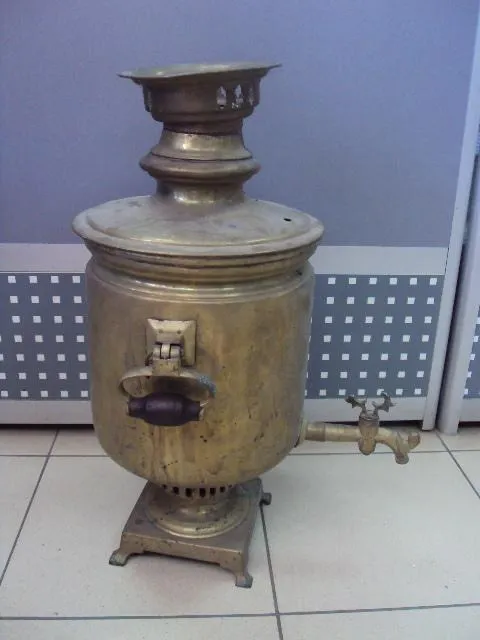 Самовар банка обыкновенная большой 54 см целый №587н На торгах