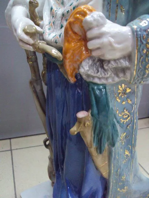 Фигура фарфор полонное зхк Тарас Бульба необычный раскрас большой 47,5 см под реставрацию №10525 З аукціону