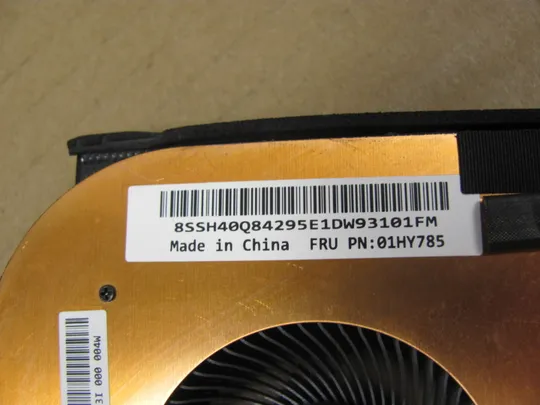 788-5 система охолодження AT16Z002DT0 01HY785 для Lenovo Thinkpad P52 оригінал в Україні