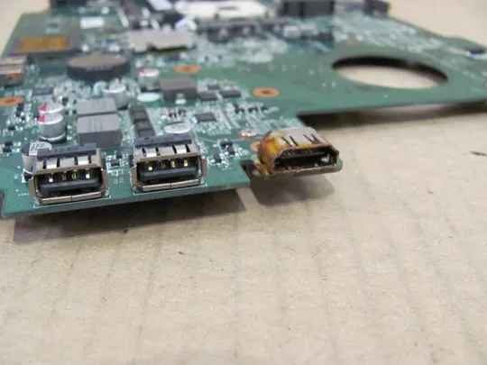 75-39 материнська плата DA0FH5MB6F0 для Fujitsu Lifebook A531 AH531 оригінал Продаж