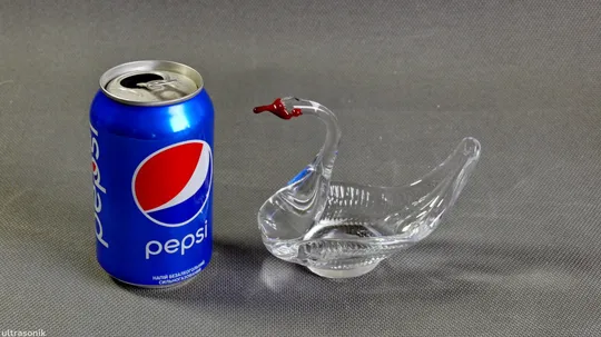 Лебідь скляний набір 3шт фігурка статуетка старе радянське скло Вживане З аукціону