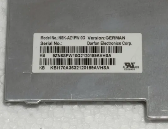 Клавіатура з ноутбука ACER TravelMate P653 NSK-AZ1PW З аукціону