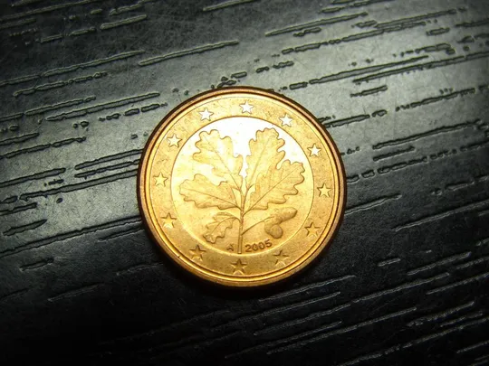 1 євроцент 2005 A Німеччина Ціна