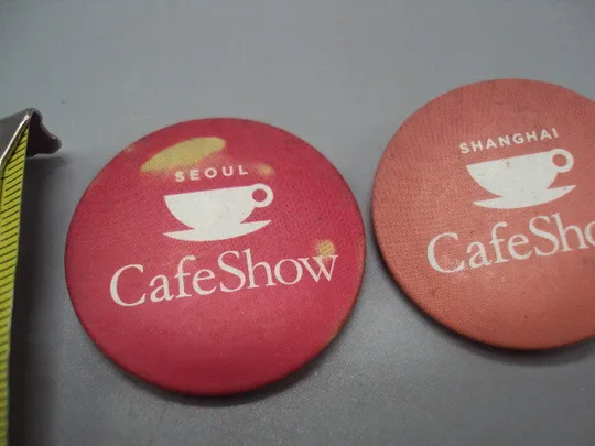 Купити Знак круглый Seoul CafeShow Сеул Shanghai CafeShow Шанхай кофе лот 2 шт №17003