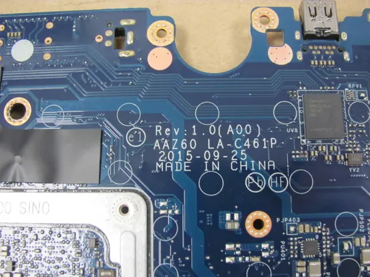 594-16  материнська плата AAZ60 LA-C461P  i7-6600U SR2F1  для Dell Latitude E7470  7470 оригінал Де купити