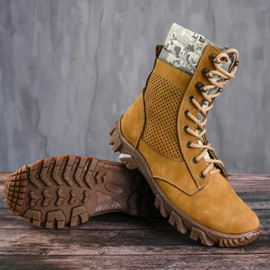 Берцы тактические сетка ВСУ (ЗСУ) 7088 40 р 26 см коричневые Недорого